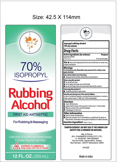 Label (70 Rubbing Alcohol 01)